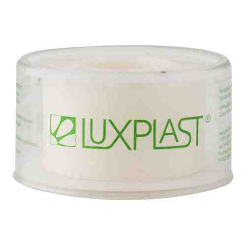 Luxplast Пластырь фиксирующий на шелковой основе, 2,5см х 5м, 1 шт.