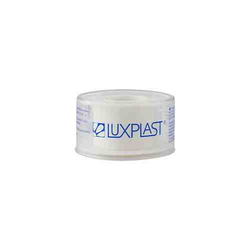 Luxplast Пластырь фиксирующий нетканный, 2,5см х 5м, белого цвета, 1 шт.