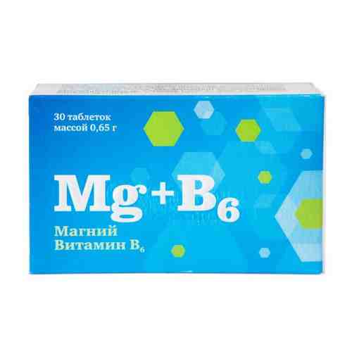 Магний B6 (БАД), 650 мг, таблетки, 30 шт.