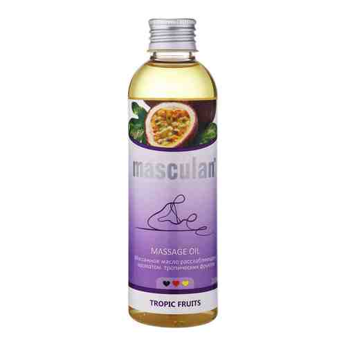 Masculan масло массажное расслабляющее, тропические фрукты, 200 мл, 1 шт.