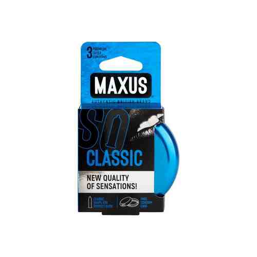 Maxus Classic презервативы классические, презерватив, 3 шт.