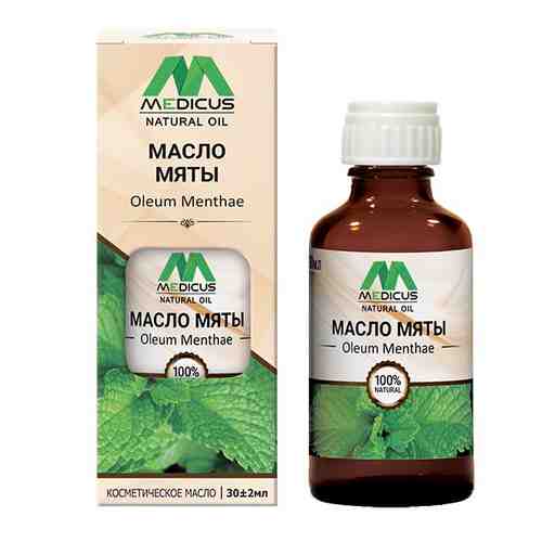 Medicus Natural oil Масло косметическое мяты, масло косметическое, 30 мл, 1 шт.