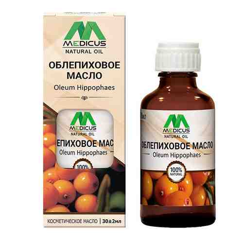 Medicus Natural oil Масло косметическое облепиховое, масло косметическое, 30 мл, 1 шт.