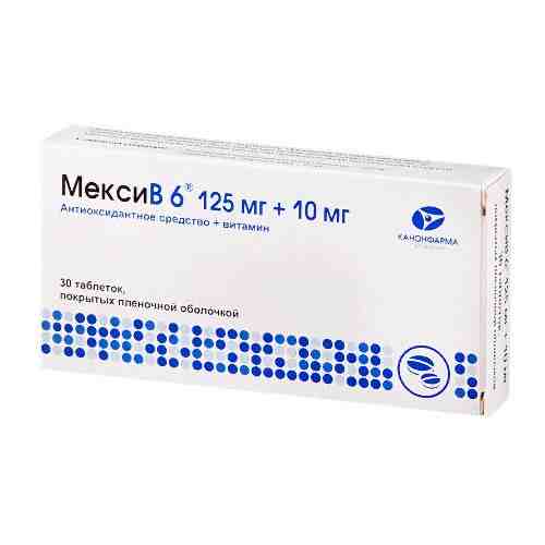 МексиВ 6, таблетки, покрытые пленочной оболочкой, 30 шт.