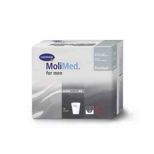 Molimed Premium вкладыши урологические для мужчин Актив, 2 капли, 14 шт.