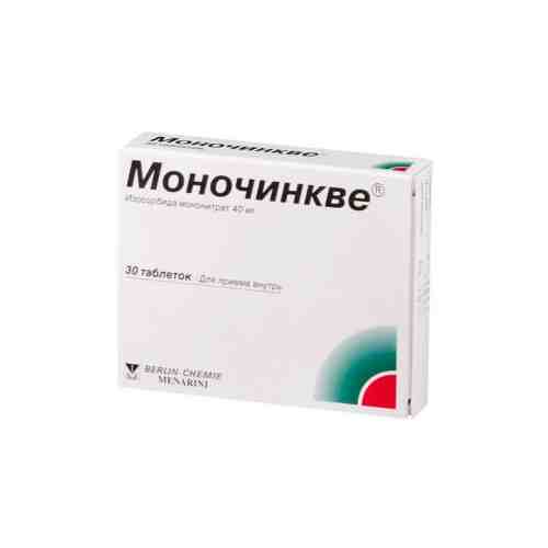 Моночинкве, 40 мг, таблетки, 30 шт.