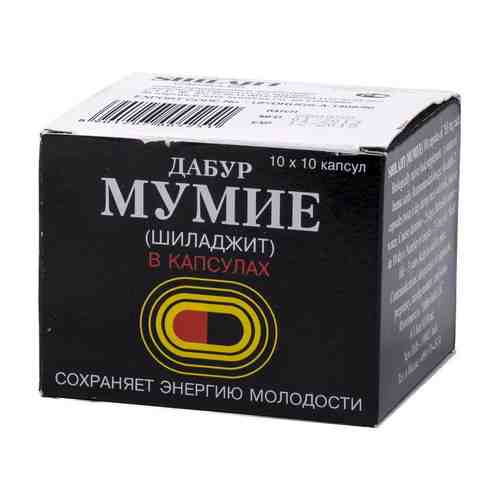 Мумие Шиладжит, 265 мг, капсулы, 100 шт.
