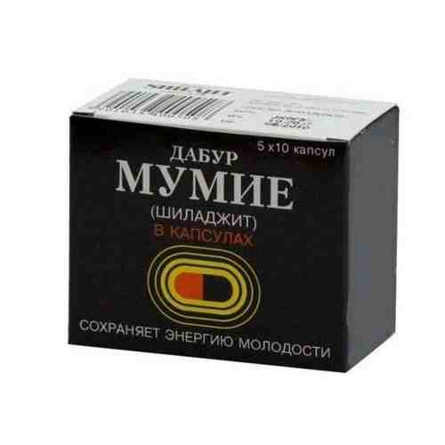 Мумие Шиладжит, 265 мг, капсулы, 50 шт.