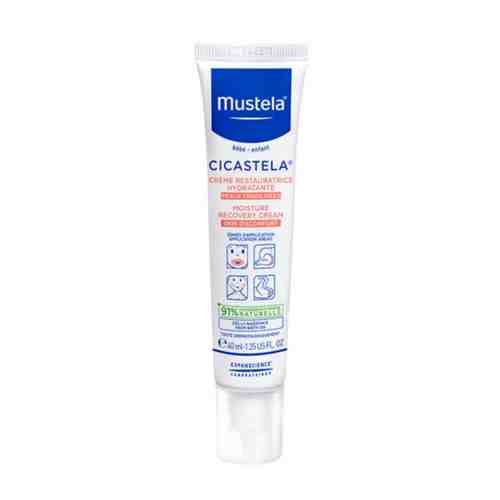Mustela Cicastela Восстанавливающий увлажняющий крем, крем для детей, 40 мл, 1 шт.