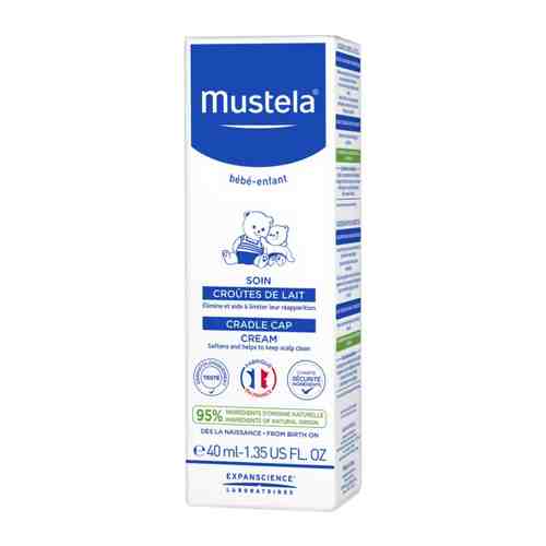 Mustela Крем для кожи головы от молочных корочек, крем, 40 мл, 1 шт.