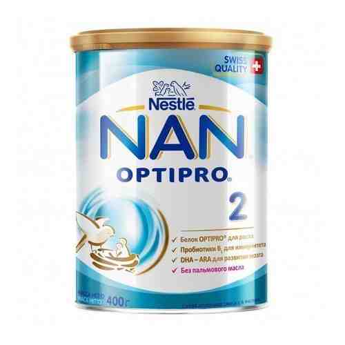 NAN 2 Optipro, для детей с 6 месяцев, смесь молочная сухая, с пробиотиками, 400 г, 1 шт.