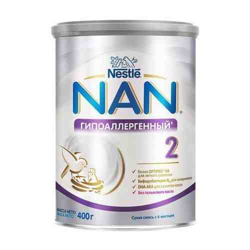 NAN 2 Optipro Гипоаллергенный, для детей с 6 месяцев, смесь молочная сухая, с пробиотиками, 400 г, 1 шт.