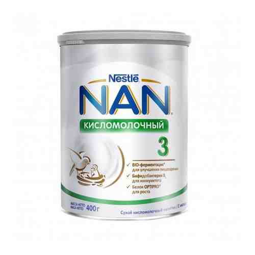 NAN 3 Кисломолочный, для детей с 12 месяцев, напиток молочный сухой, с пробиотиками, 400 г, 1 шт.