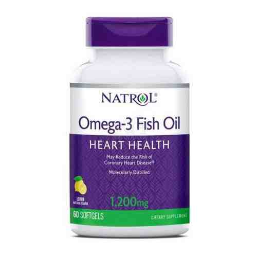 Natrol Омега-3 рыбий жир, 1000 мг, капсулы, 60 шт.