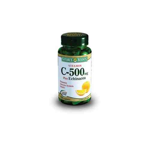 Natures Bounty Витамин С 500 мг плюс Эхинацея, таблетки, 100 шт.