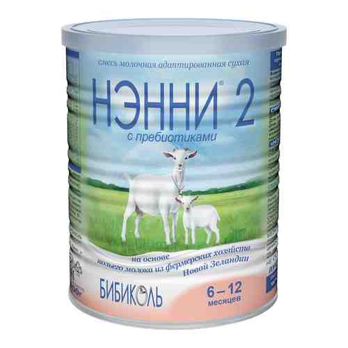 Нэнни 2 с пребиотиками, для детей с 6 месяцев, смесь молочная сухая, на основе козьего молока, 400 г, 1 шт.