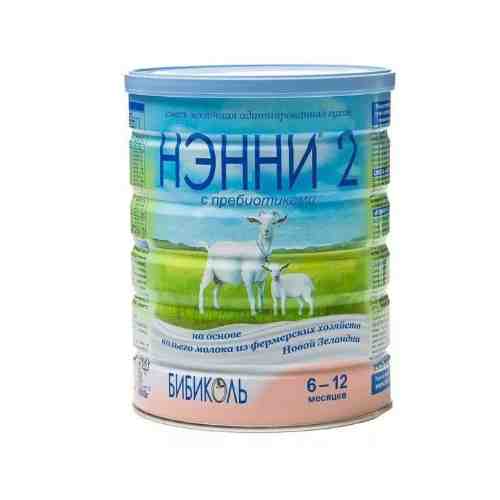 Нэнни 2 с пребиотиками, для детей с 6 месяцев, смесь молочная сухая, на основе козьего молока, 800 г, 1 шт.