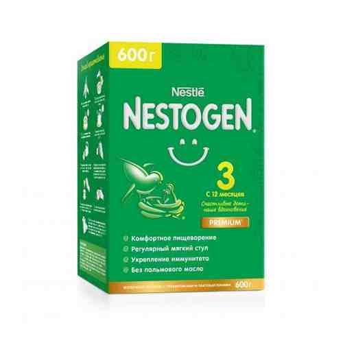 Nestogen 3, для детей с 12 месяцев, смесь молочная сухая, с пребиотиками и лактобактериями, 600 г, 1 шт.