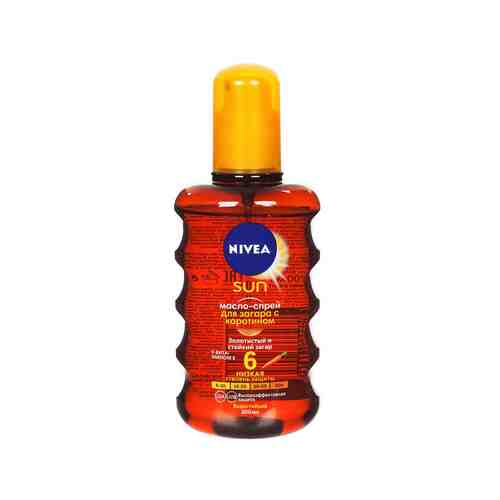 Nivea Sun Масло спрей для загара SPF6, масло, 200 мл, 1 шт.