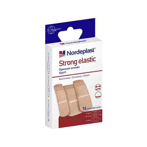 Nordeplast Strong Elastic набор пластырей, трех размеров, пластырь медицинский, 16 шт.