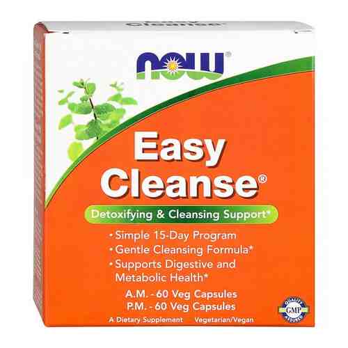 Now Foods Easy Cleanse Капсулы, капсулы, 120 шт.