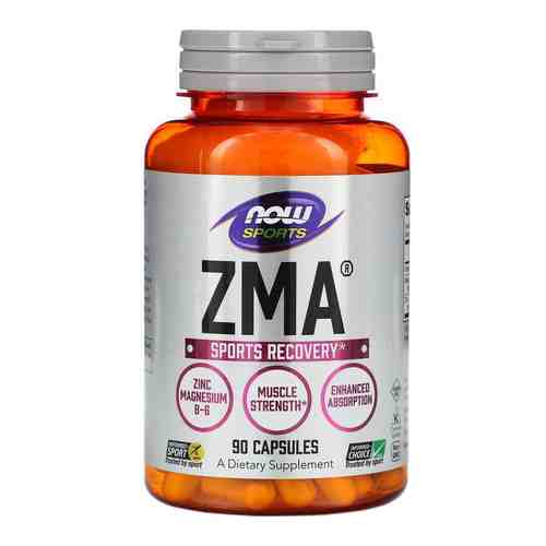 NOW Sports ZMA ЗМА, капсулы, 90 шт.