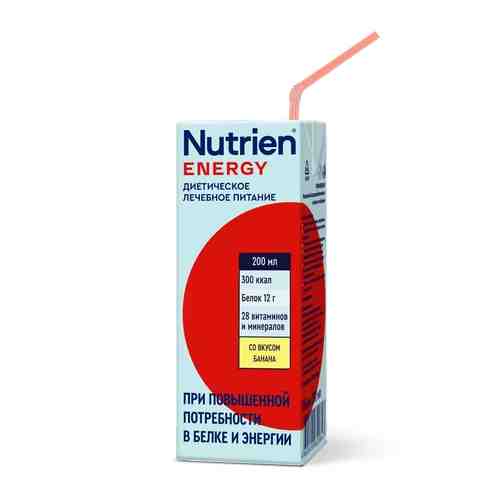 Nutrien Energy, смесь жидкая, со вкусом банана, 200 мл, 1 шт.