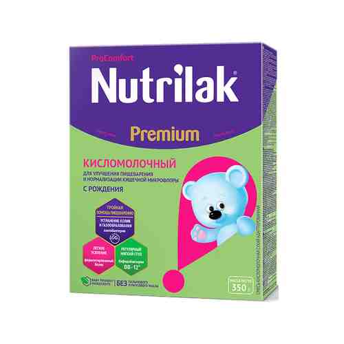 Nutrilak Premium Кисломолочный смесь сухая, смесь молочная сухая, 350 г, 1 шт.