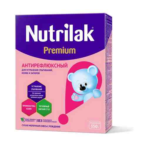 Nutrilak Premium смесь молочная Антирефлюкс, смесь молочная сухая, 350 г, 1 шт.