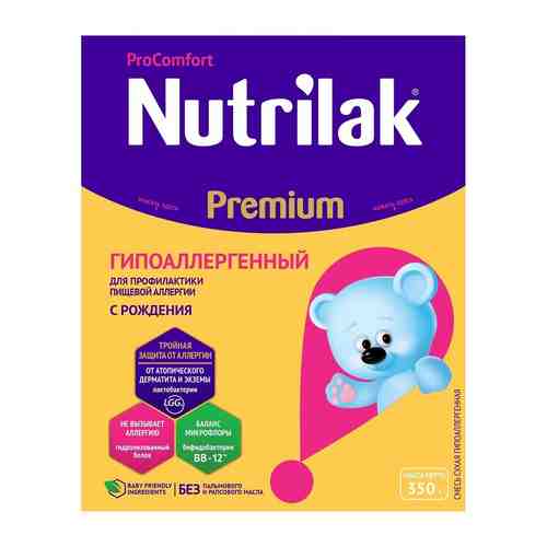 Nutrilak Premium Смесь молочная гипоаллергенная, смесь молочная сухая, 350 г, 1 шт.