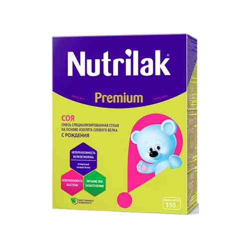 Nutrilak Premium Соя специальная смесь, смесь сухая, 350 г, 1 шт.