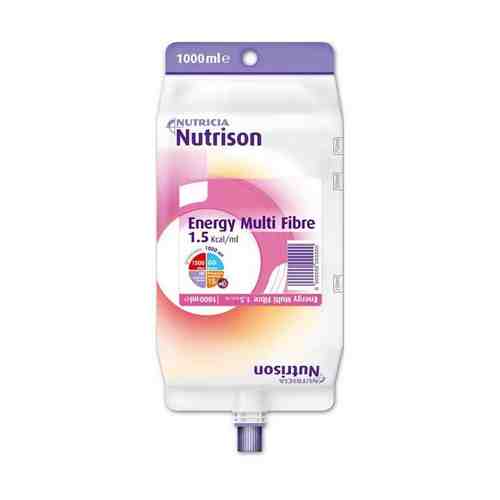Nutrison Energy с пищевыми волокнами, смесь жидкая, 1000 мл, 1 шт.