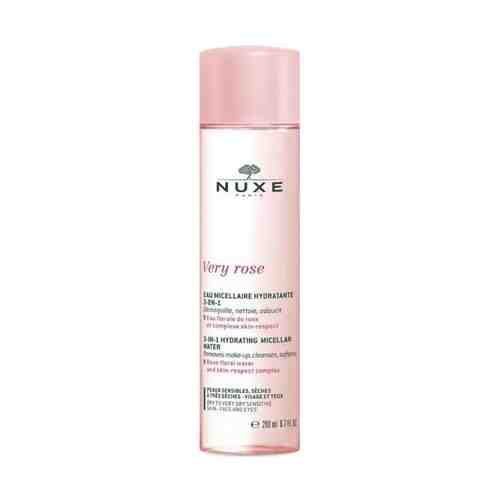 Nuxe Very Rose Мицеллярная вода увлажняющая 3в1, мицеллярная вода, очищающая, 200 мл, 1 шт.