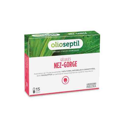 Olioseptil Nez-Gorge для горла и носа, капсулы, 15 шт.