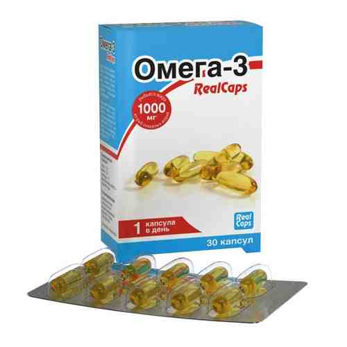 Омега-3 RealCaps, 1.4 г, 1000 мг, капсулы, 30 шт.