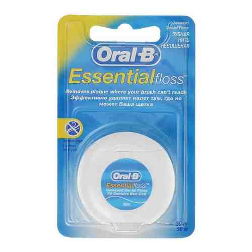 Oral-B Essential Floss Зубная нить невощеная, 50 м, нити зубные, 1 шт.