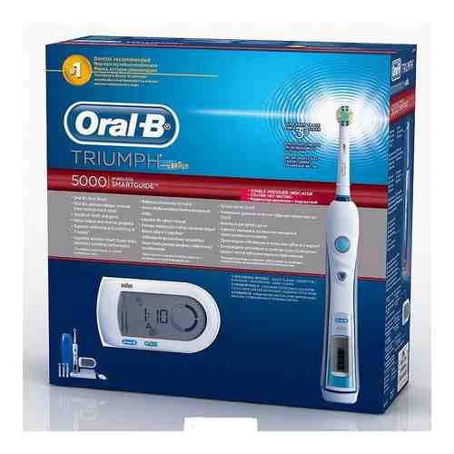 Oral-B Triumph Зубная щетка электрическая Смарт Гид, с 3 сменными насадками, 1 шт.