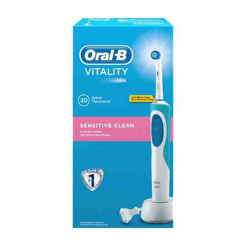 Oral-B Vitality Sensitive Clean Электрическая зубная щетка, 1 шт.