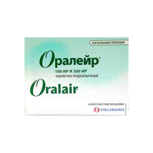 Оралейр, 100 ИР+300Ир, таблетки подъязычные, Начальный курс, 31 шт.