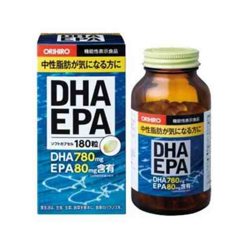 Orihiro DHA и EPA с витамином E, капсулы, 180 шт.