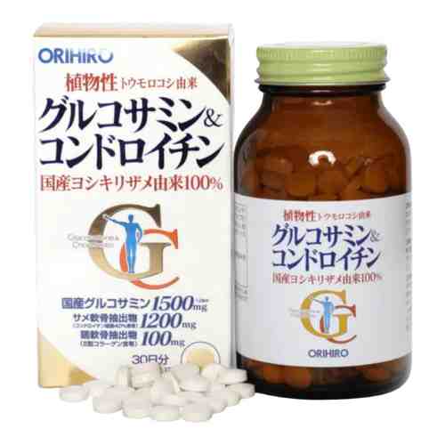 Orihiro Глюкозамин и Хондроитин, 0.3 г, таблетки, 360 шт.