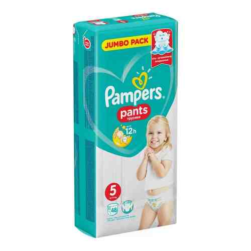 Pampers Pants Подгузники-трусики детские, р. 5, 12-17 кг, 48 шт.
