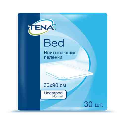 Пеленки впитывающие (простыни) TENA Bed Underpad, 90 смx60 см, Normal, 30 шт.