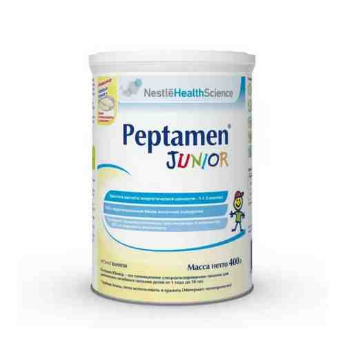 Peptamen Junior лечебная смесь для детей, для детей с 1 года до 10 лет, напиток молочный сухой, с пептидами, 400 г, 1 шт.
