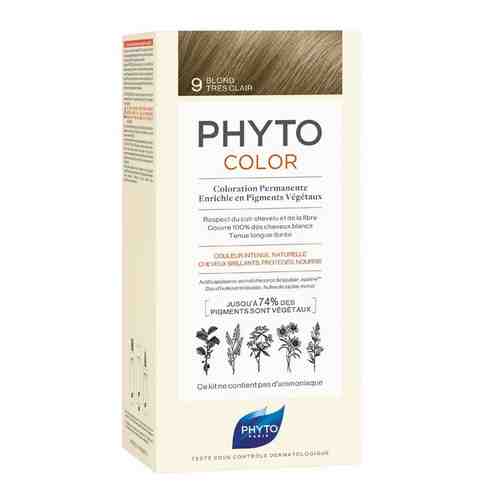 Phytosolba PhytoColor Краска 9 очень светлый блонд, тон 9, краска для волос, арт. PH10015A99926, 1 шт.