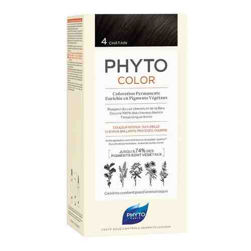 Phytosolba PhytoColor Краска для волос 4 шатен, тон 4, краска для волос, 1 шт.