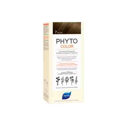 Phytosolba PhytoColor Краска для волос 7 блонд, тон 7, краска для волос, 1 шт.