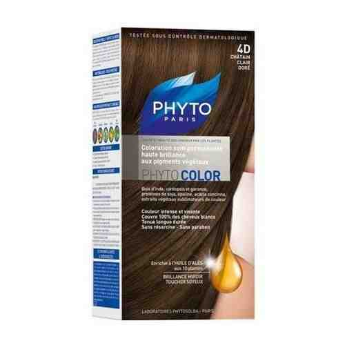 Phytosolba PhytoColor Краска тон 4D светлый золотистый шатен, тон 4D, краска для волос, 1 шт.
