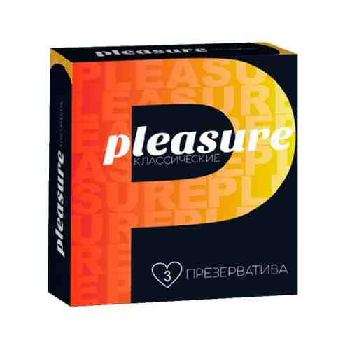Pleasure Презервативы, классический, 3 шт.