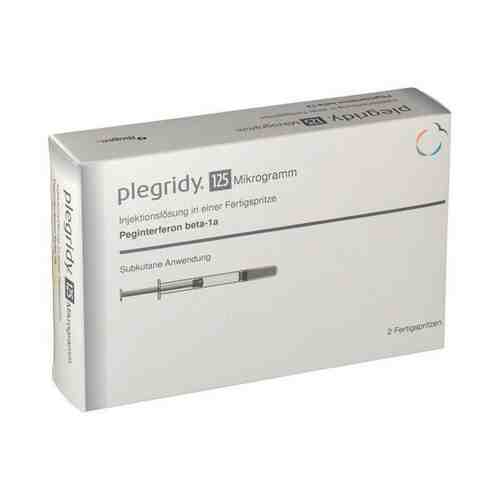 Плегриди, 125 мкг/0.5 мл, раствор для подкожного введения, 0,5 мл, 2 шт.